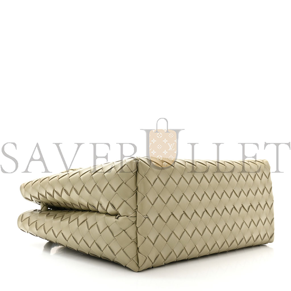 BOTTEGA VENETA NAPPA INTRECCIATO MEDIUM ANDIAMO SHOULDER BAG TRAVERTINE (32*25*11cm)