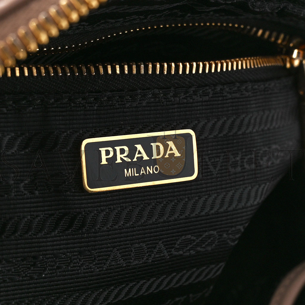 PRADA VITELLO PHENIX CAMERA BAG CAMMEO (22*13*7cm)