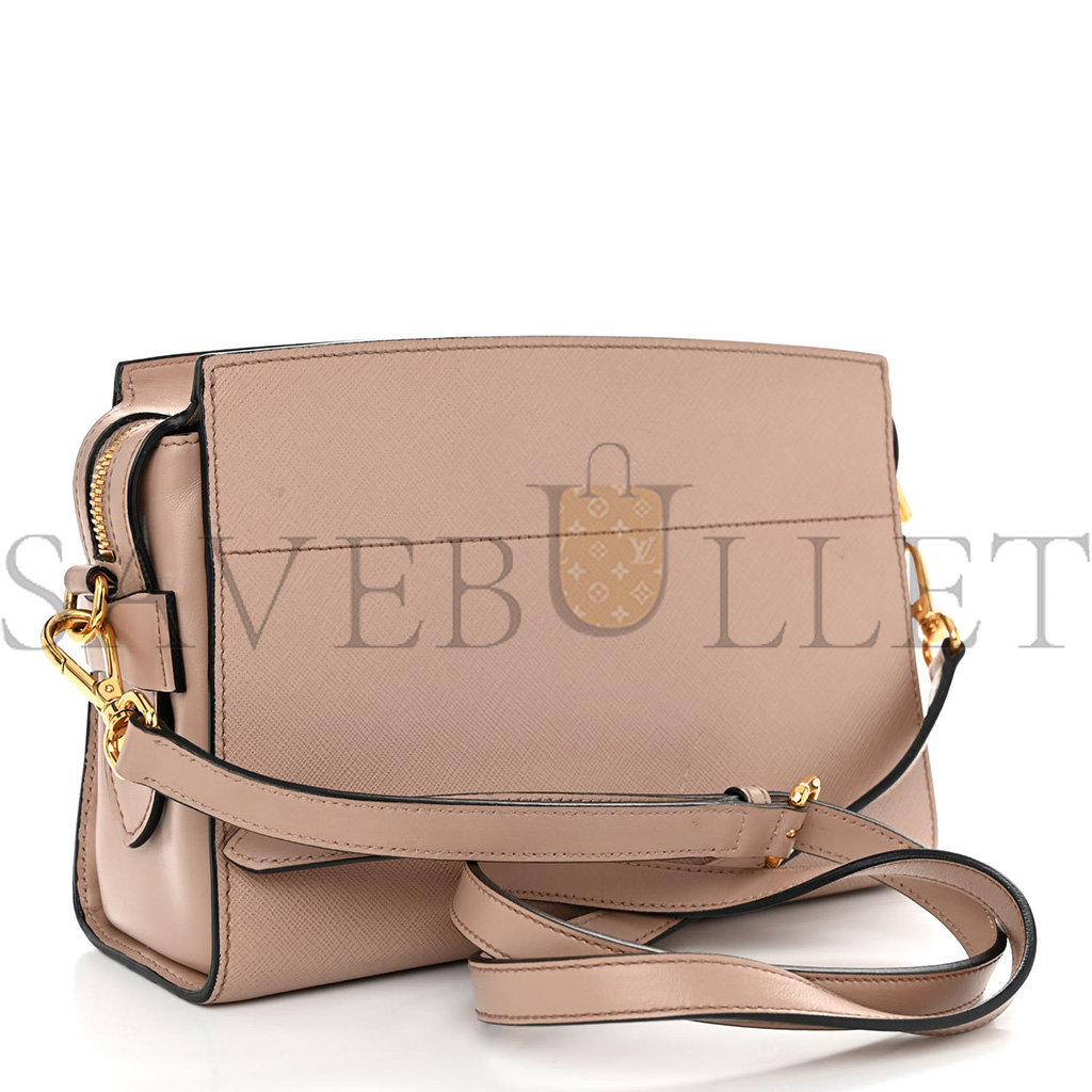 PRADA SAFFIANO CITY CALFSKIN ESPLANADE CROSSBODY BAG CIPRIA (24*17*9cm)