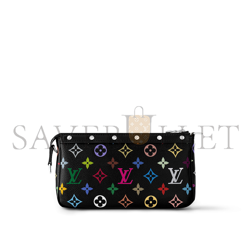 LOUIS VUITTON MURAKAMI LV X TM POCHETTE ACCESSOIRES M13663 (22*13*4cm)