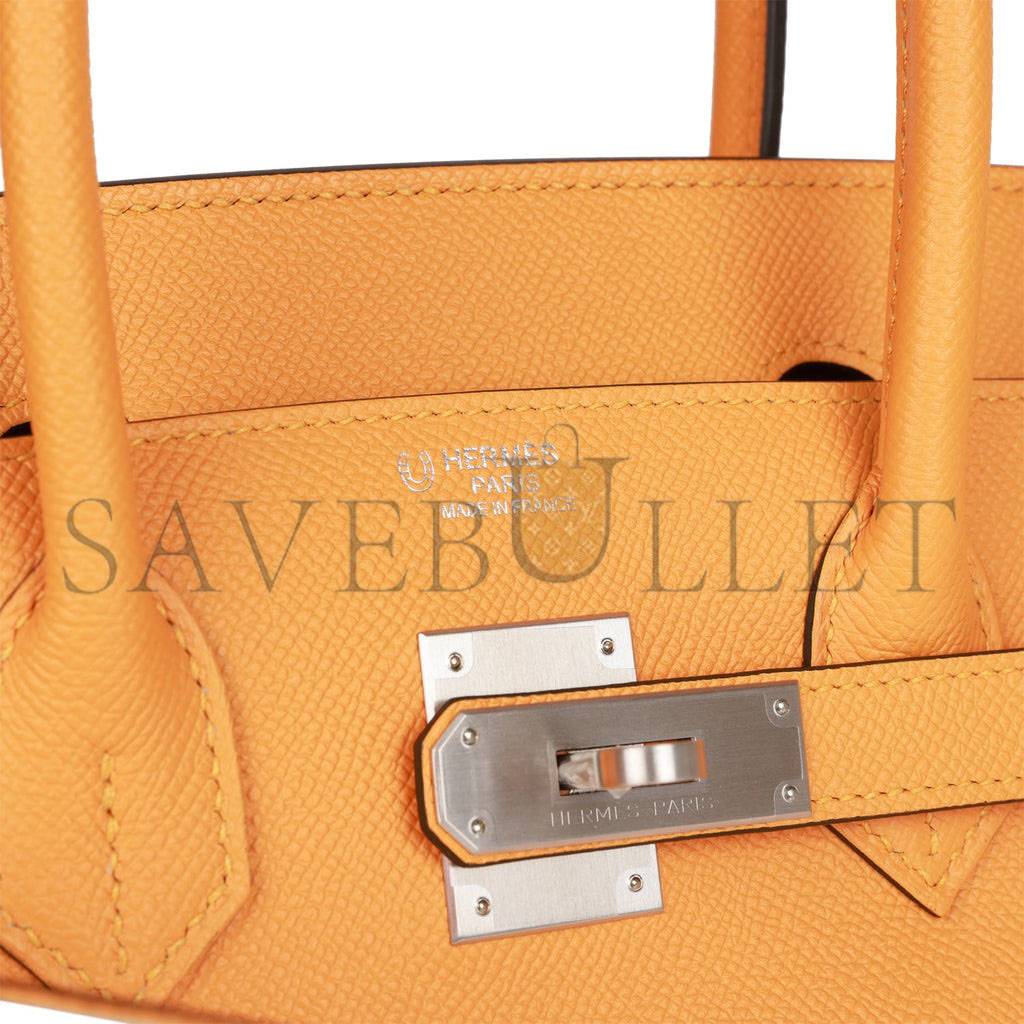 HERMES SPECIAL ORDER (HSS) BIRKIN 30 JAUNE D'OR AND MALACHITE EPSOM BRUSHED PALLADIUM HARDWARE( 30cm*22*16cm)