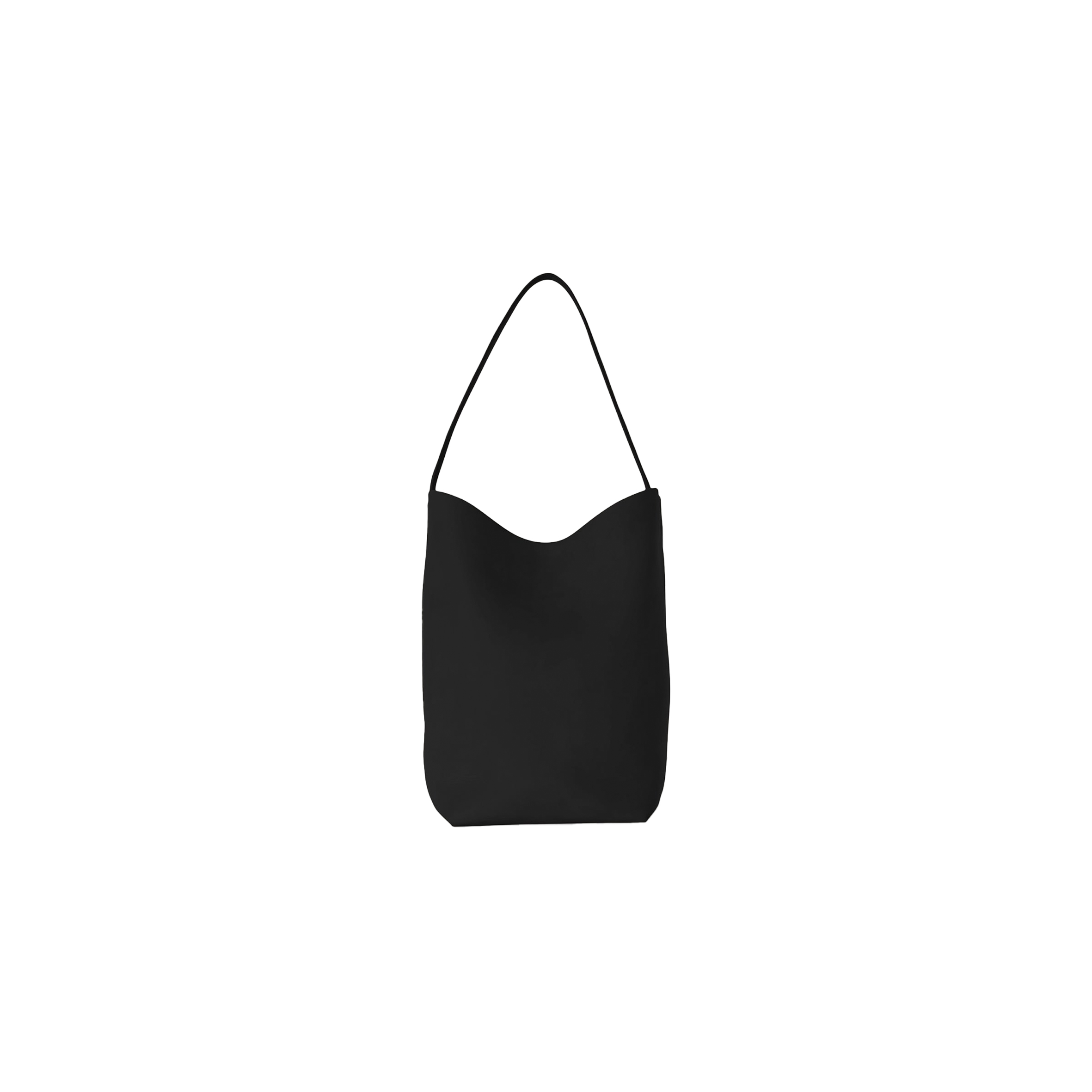 THE ROW SMALL NS PARK TOTE BAG IN NUBUCK BLACK W1314L87BLK (25*22*12cm)